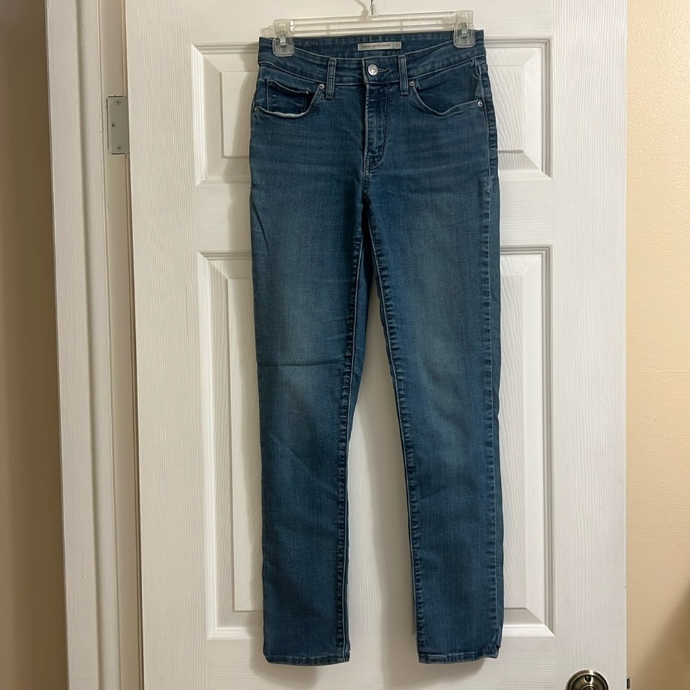Levi’s Classic Mid Rise Skinny Blue Jeans